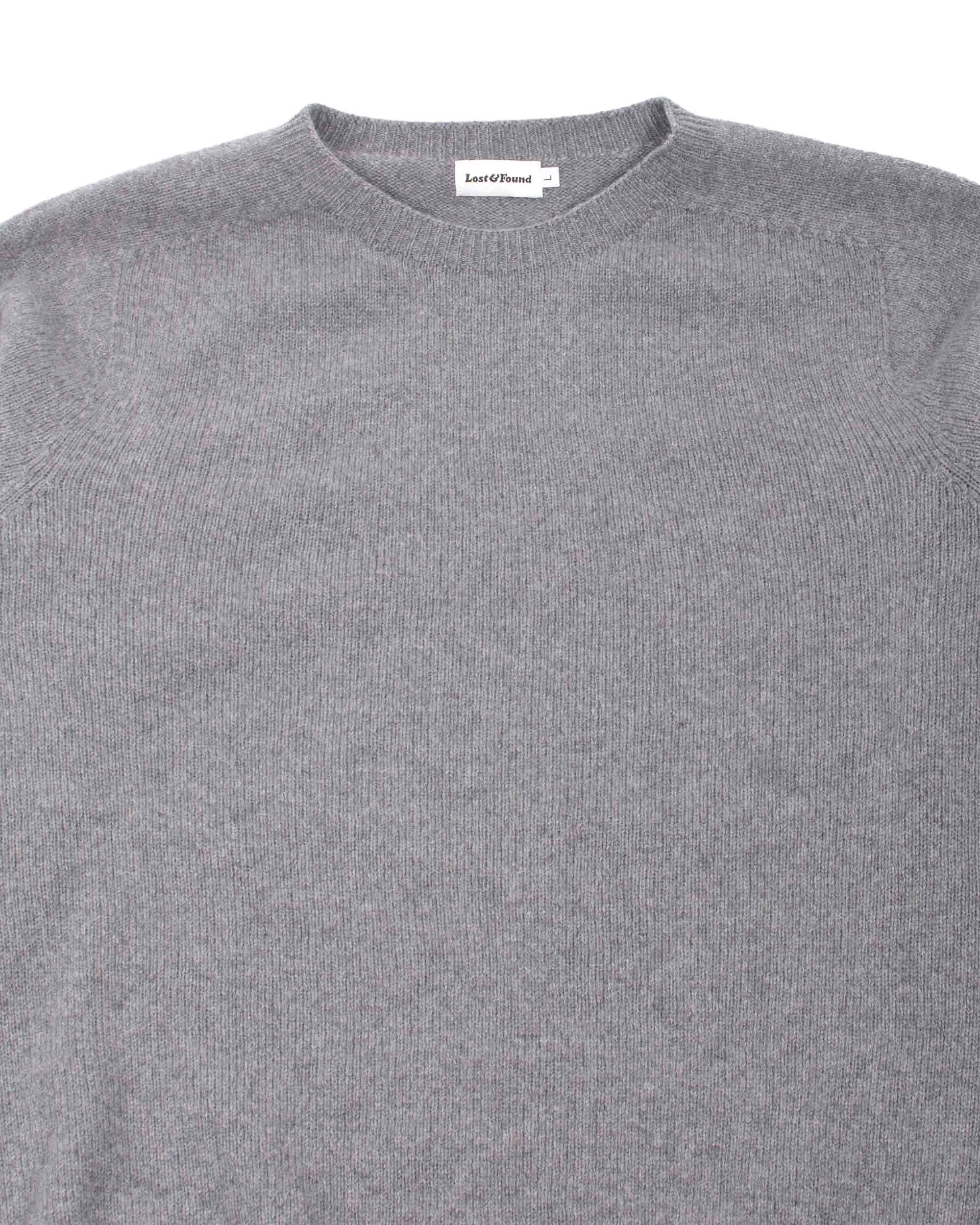 Lost & Found Wool Cashmere Sweater Pew Pew