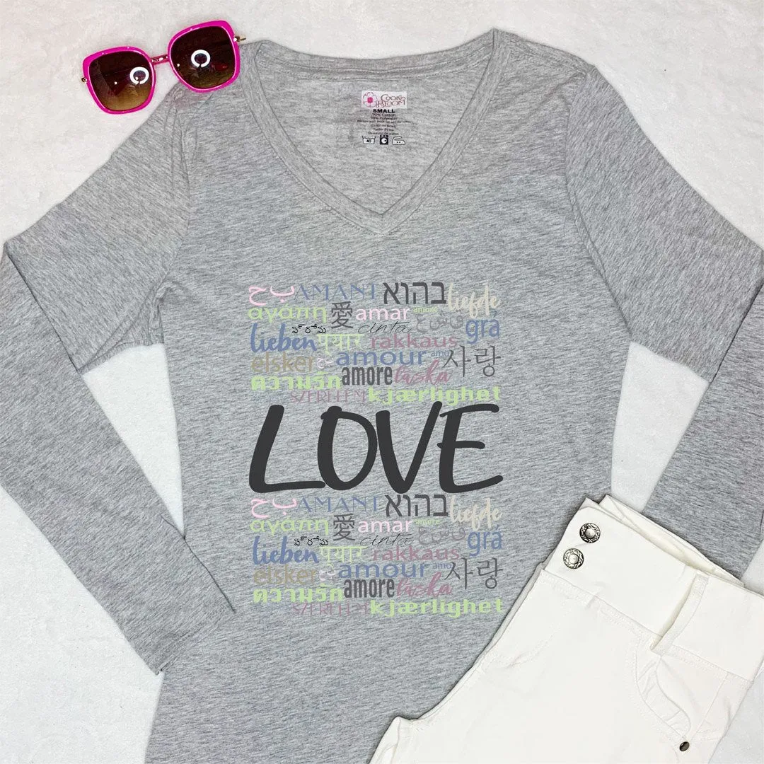 Love Languages Long-Sleeve T-Shirt