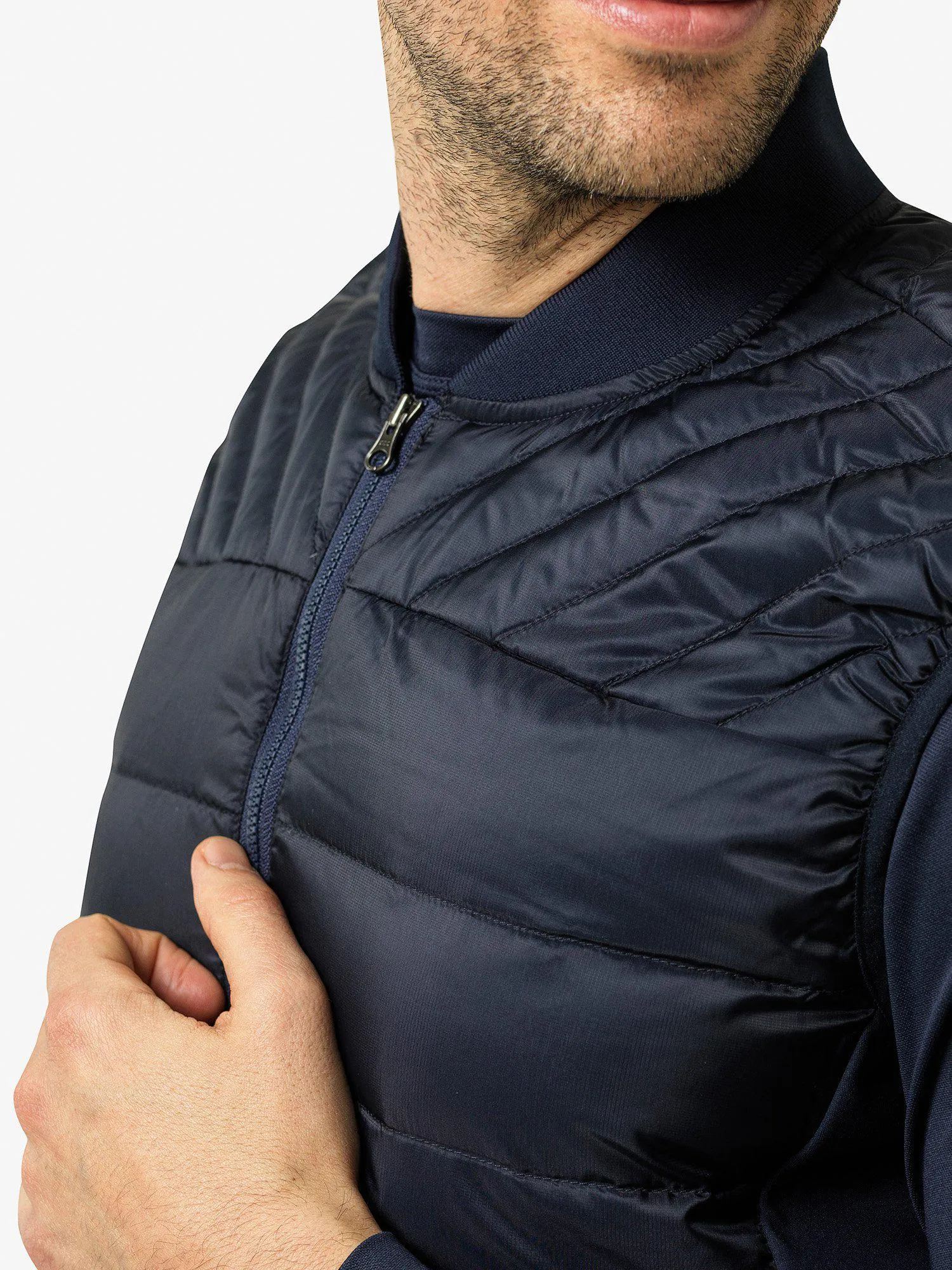 M HYBRID VEST Navy