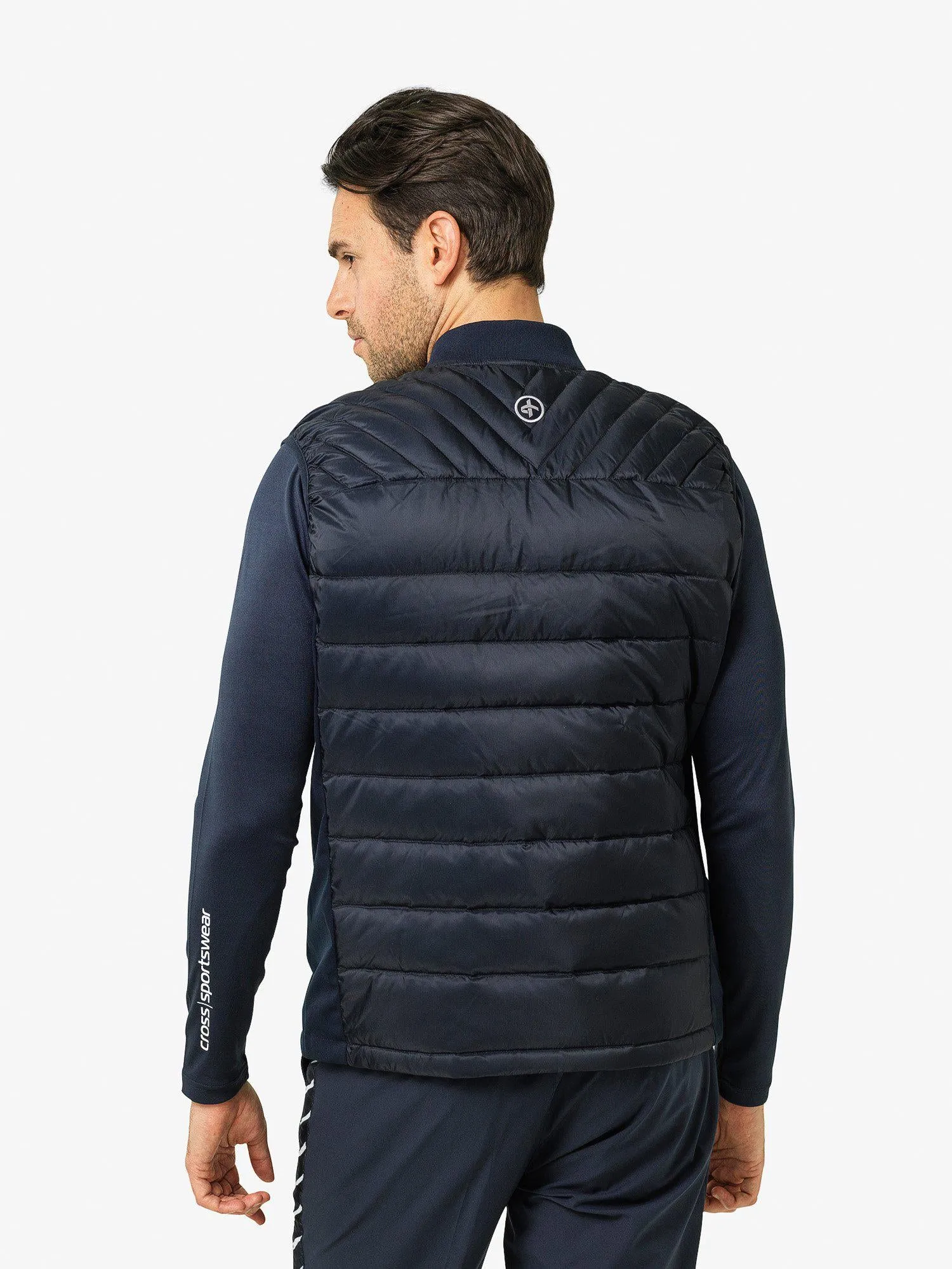 M HYBRID VEST Navy