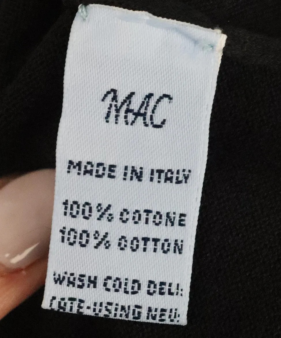 Malo Black Shortsleeve Cotton Crewneck sz 12