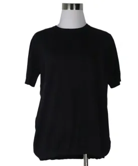 Malo Black Shortsleeve Cotton Crewneck sz 12
