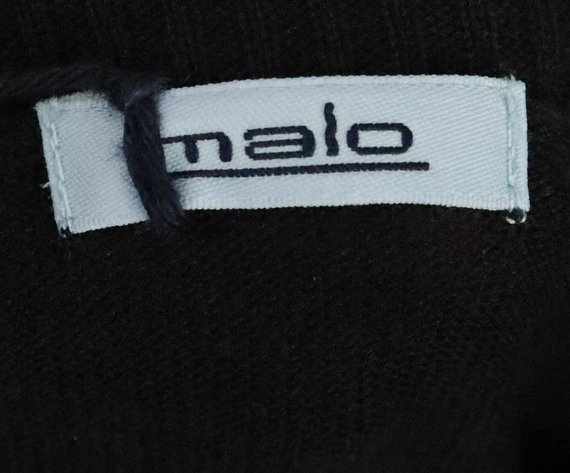 Malo Black Shortsleeve Cotton Crewneck sz 12