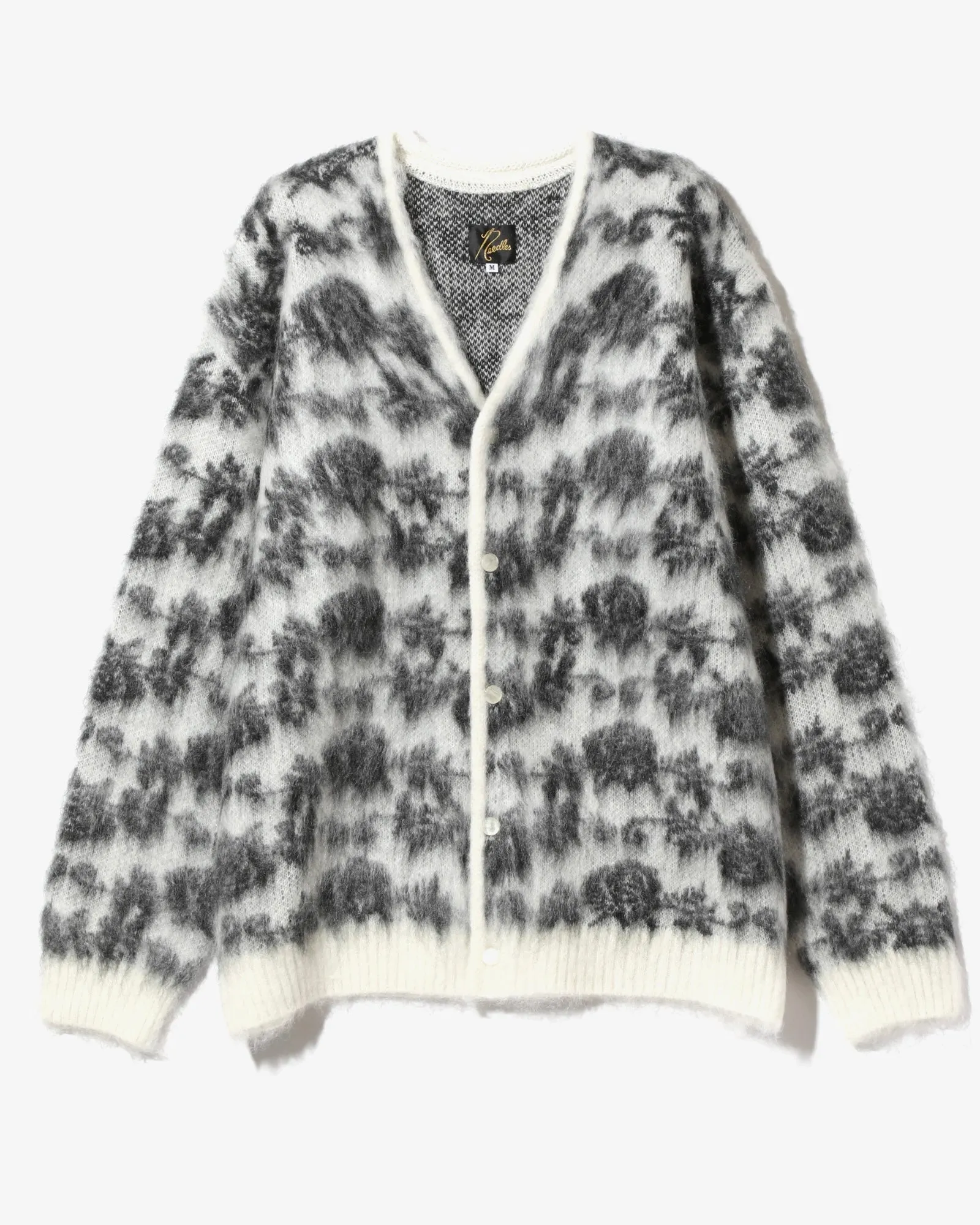 Needles Mohair Cardigan Rose Ice White