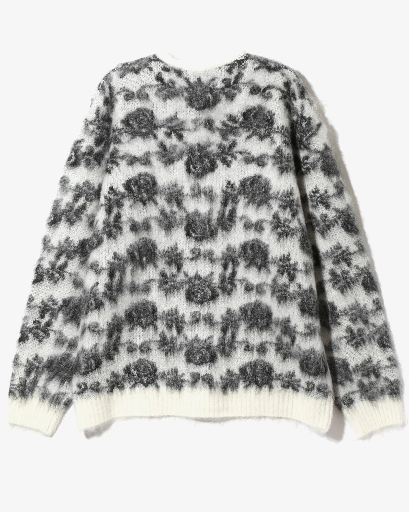 Needles Mohair Cardigan Rose Ice White