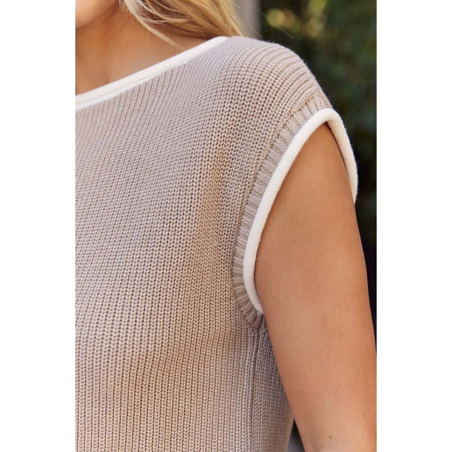 Neutral Feelings Sweater Vest
