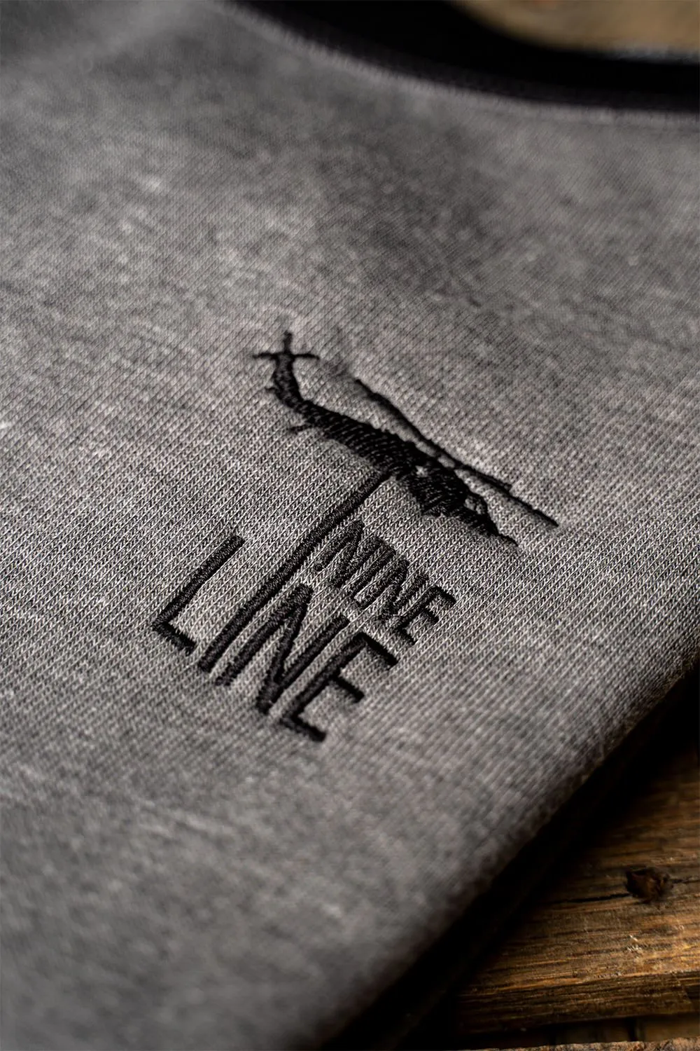 Off-Shoulder Sweater - Embroidered Dropline