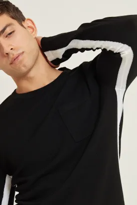 Panelled Merino Wool Sweater
