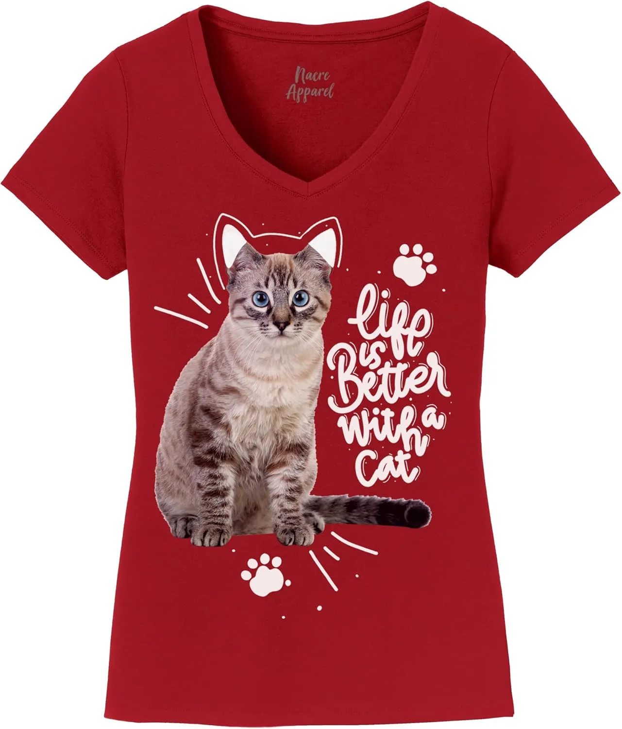 Personalized T-Shirts for Women Design Your Own Add Picture Photo Text Front Back Side Custom V Neck Shirts