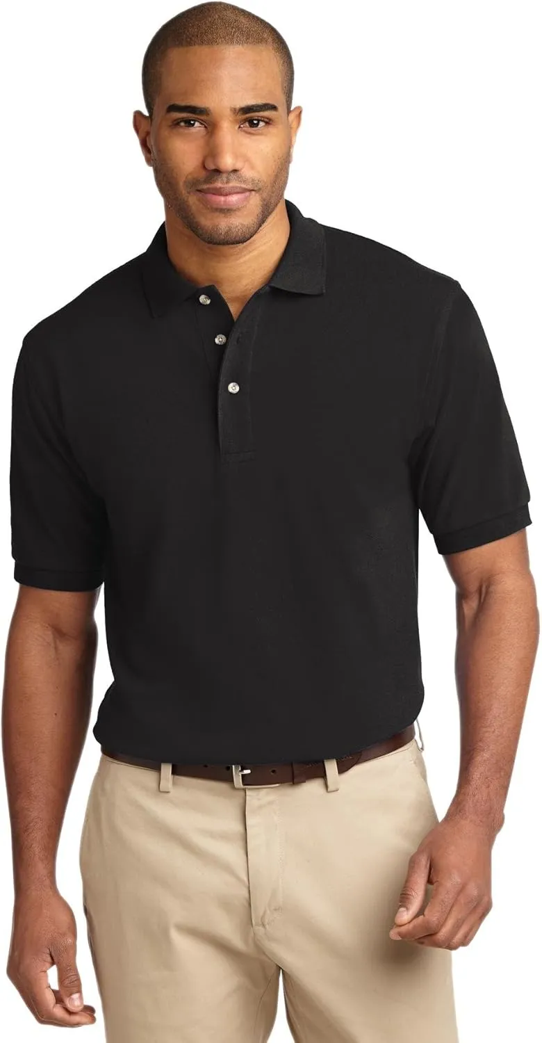 Port Authority Tall Heavyweight Cotton Pique Polo