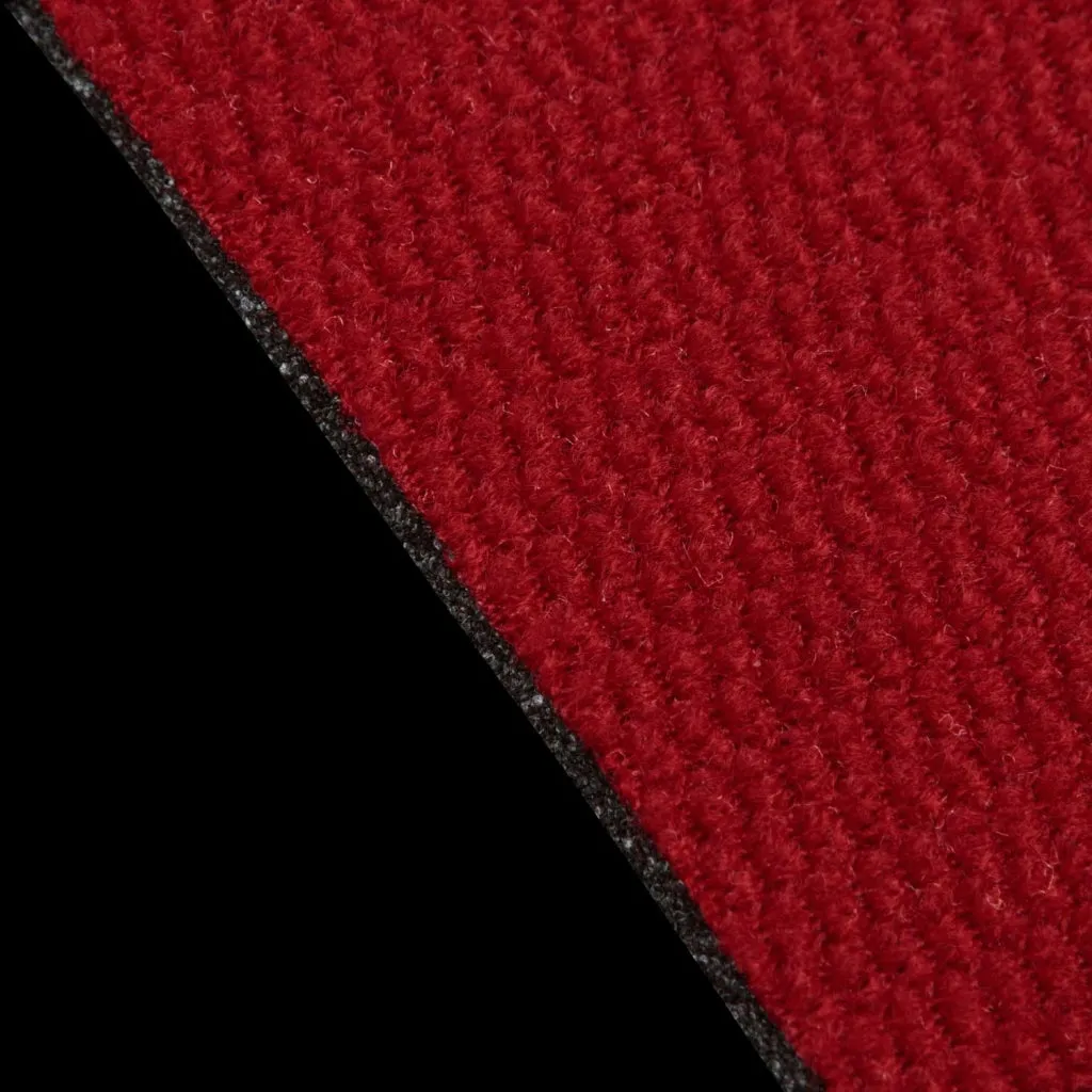 Red Jacquard Fabric Material