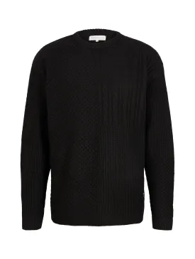relaxed cable knit pullover