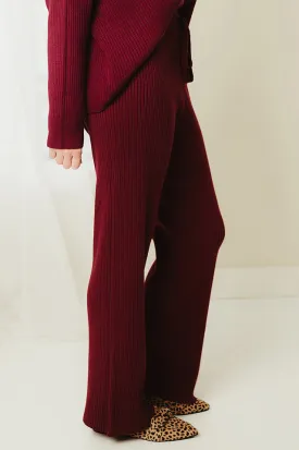 Relaxed Sweater Knit Pants