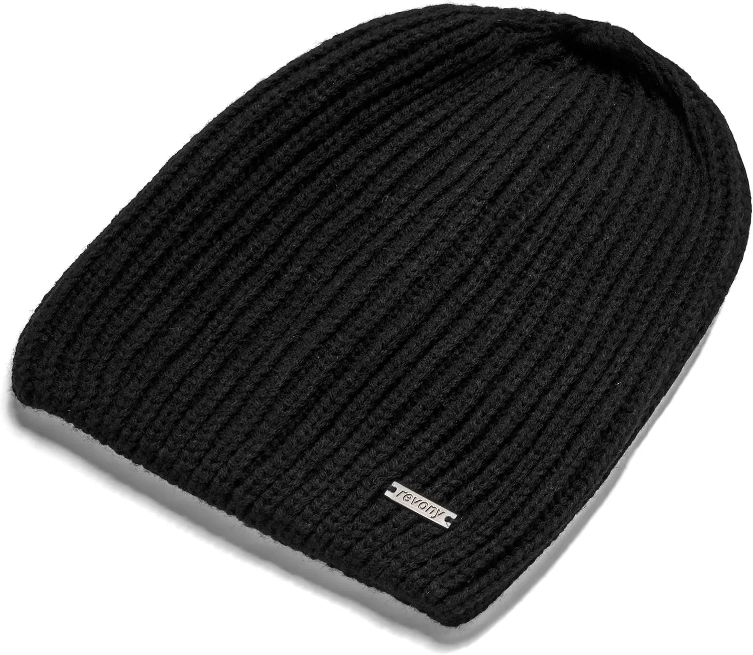 Revony Soft Stretch Rib Beanie for Women - Trendy Skully for Winter Days