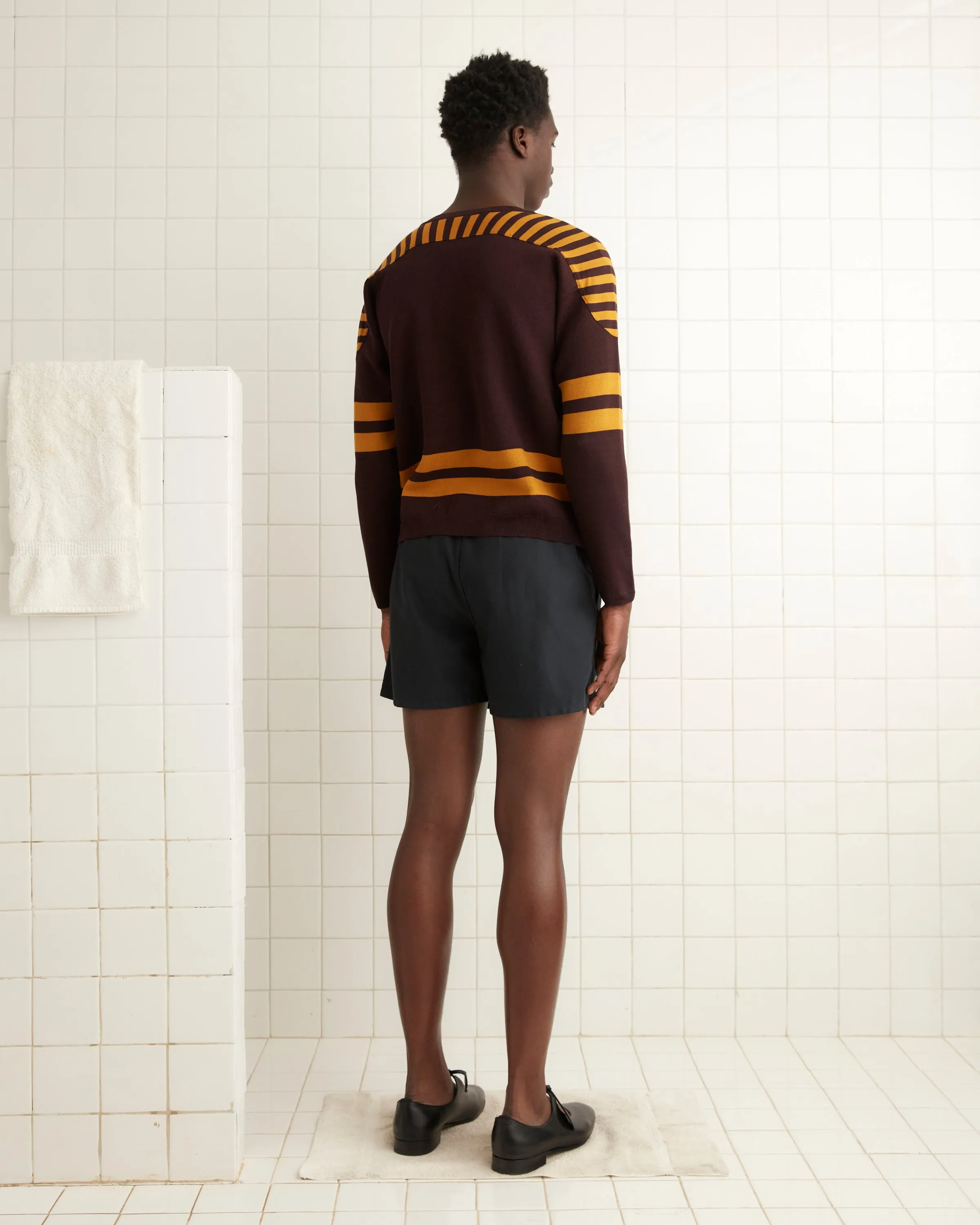 Rink Sweater - Brown/Yellow
