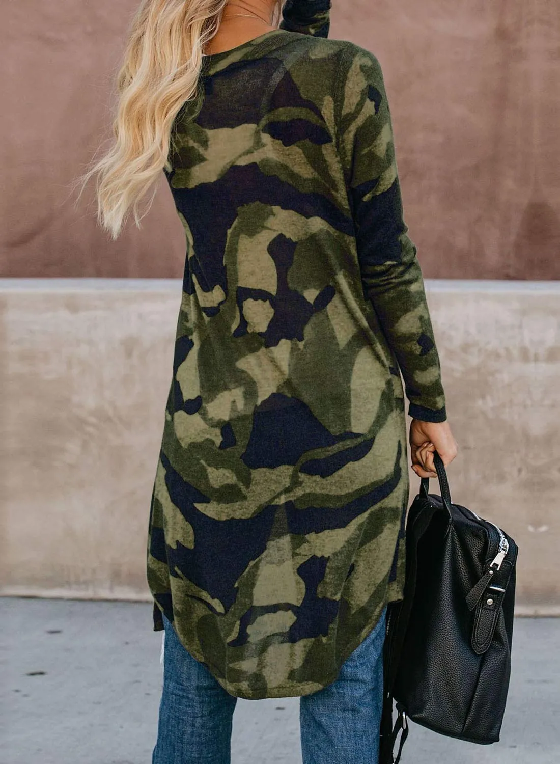 Riverbend Camo Cardigan Sweater