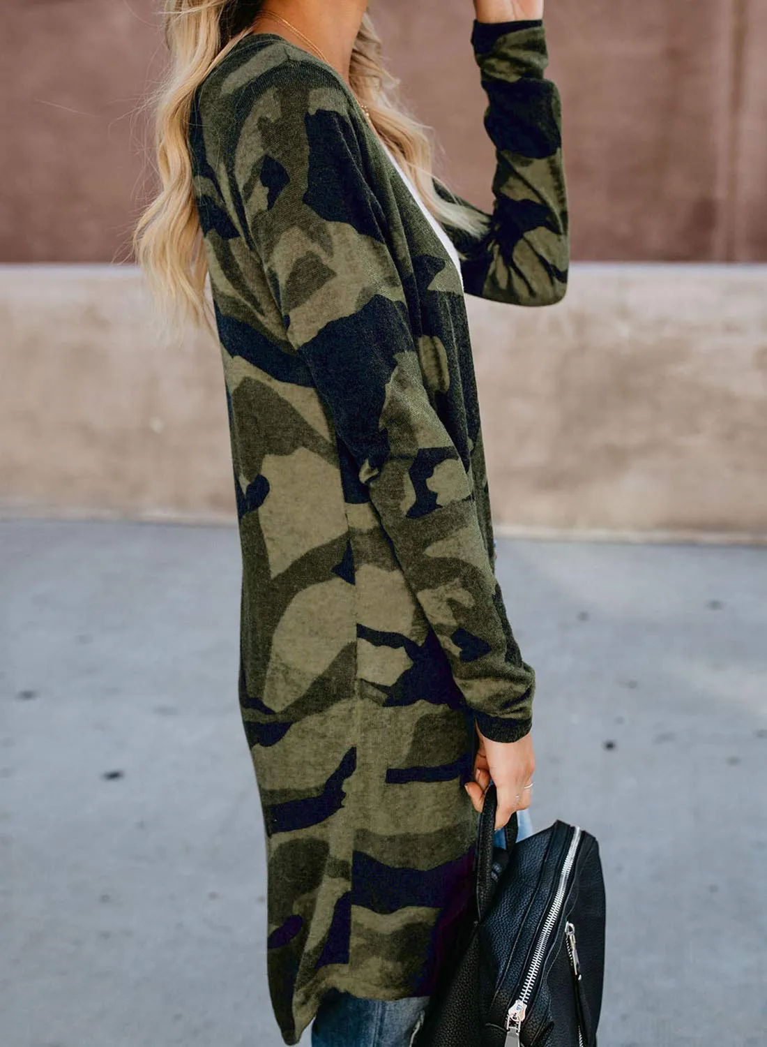 Riverbend Camo Cardigan Sweater
