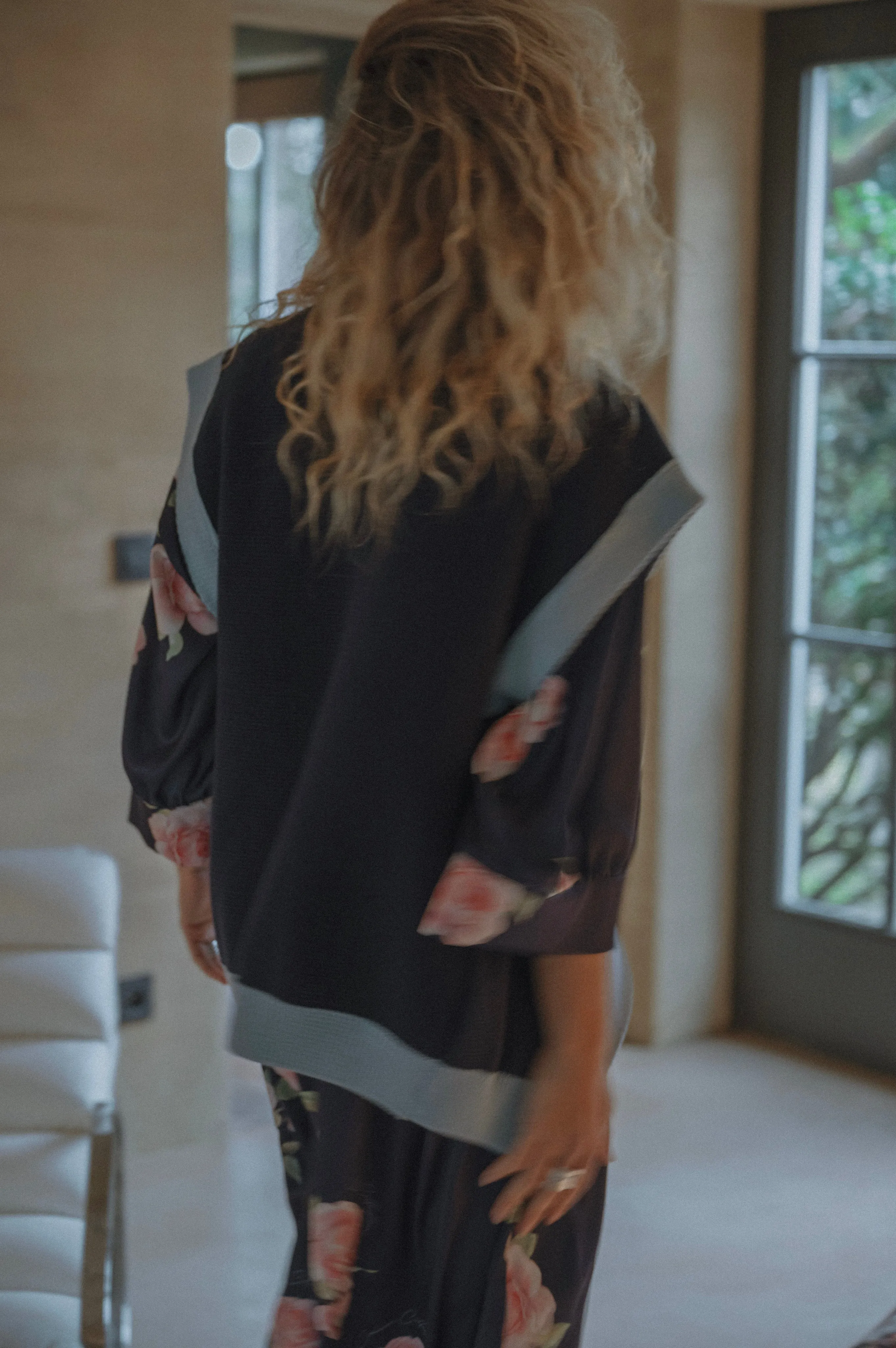 Rose Knitwear Vest Navy