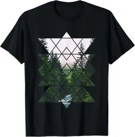 sacred geometric nature design for men & women T-Shirt