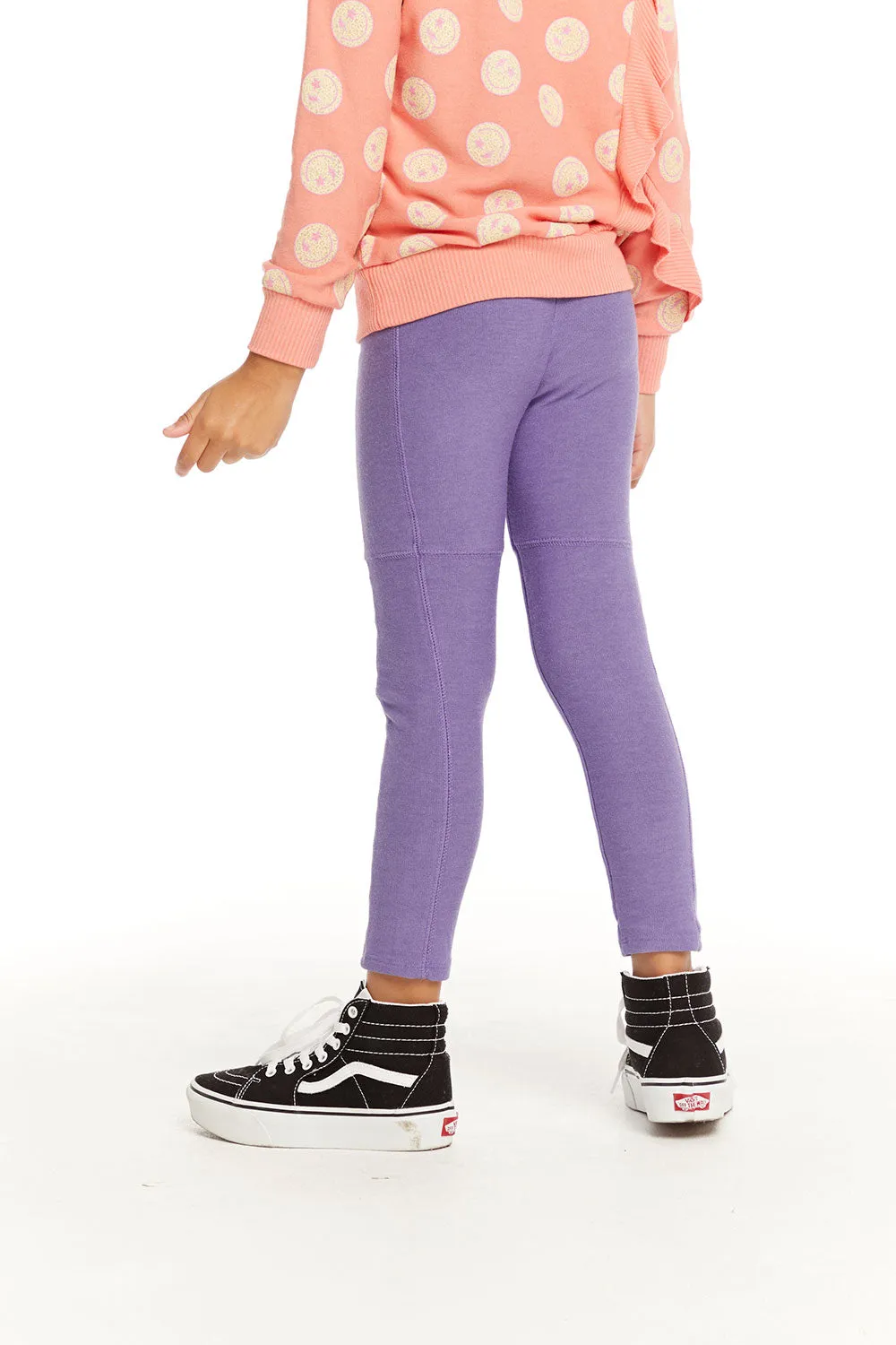 Seamed Panel Veronica Purple Jogger
