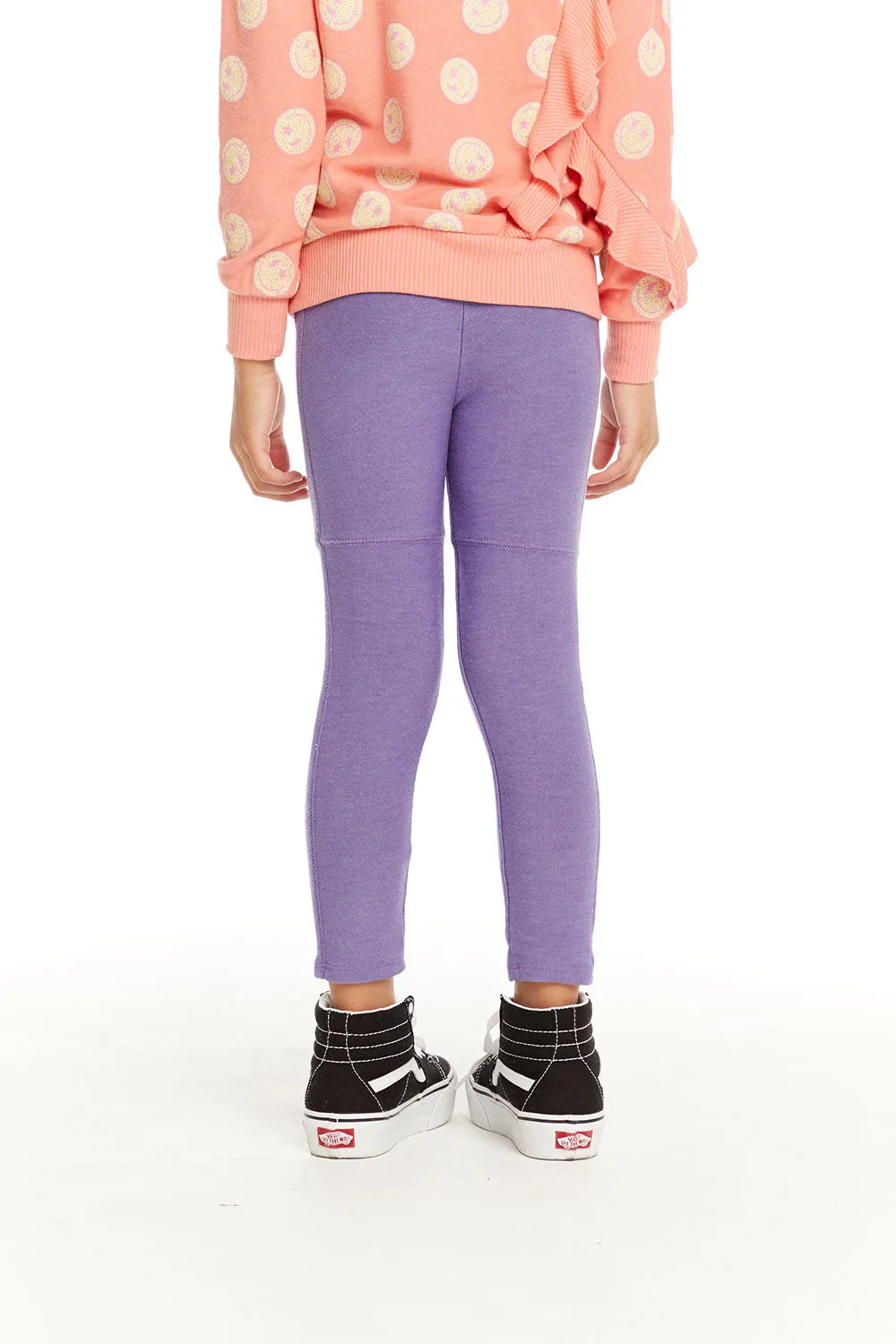 Seamed Panel Veronica Purple Jogger