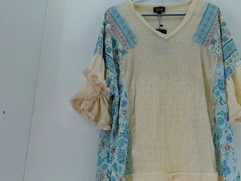 shopper beats Women's Loose Fit Pullover Blouse Large