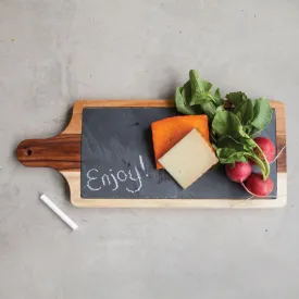 Slate and Wood Paddle