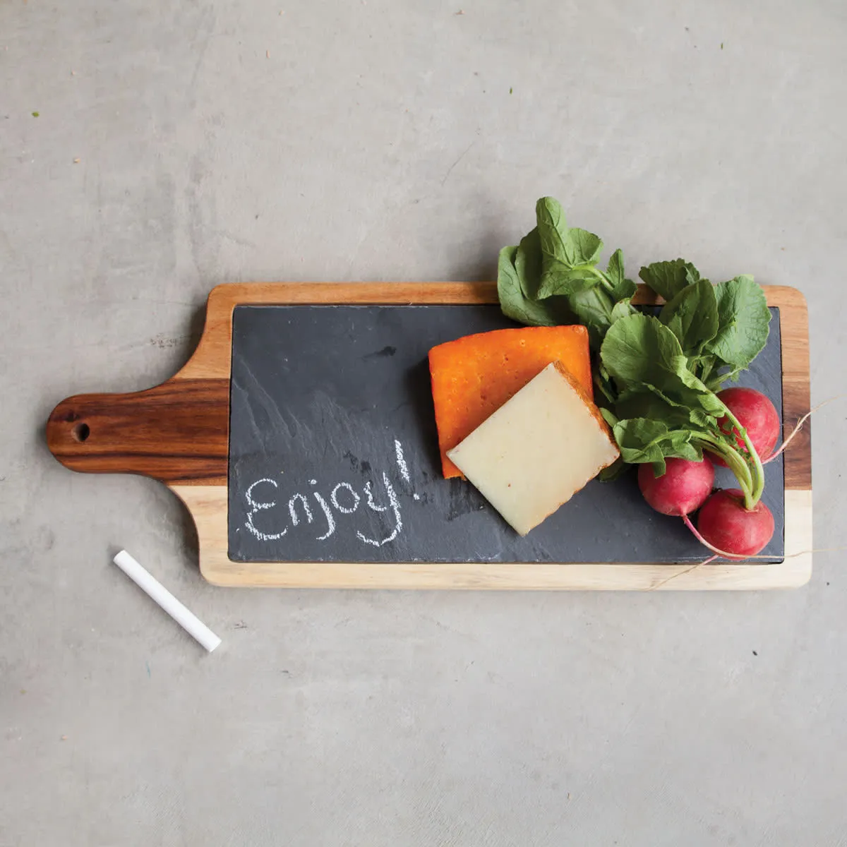Slate and Wood Paddle