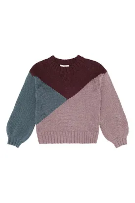 SOFT GALLERY TRICOLOR ESSY KNIT