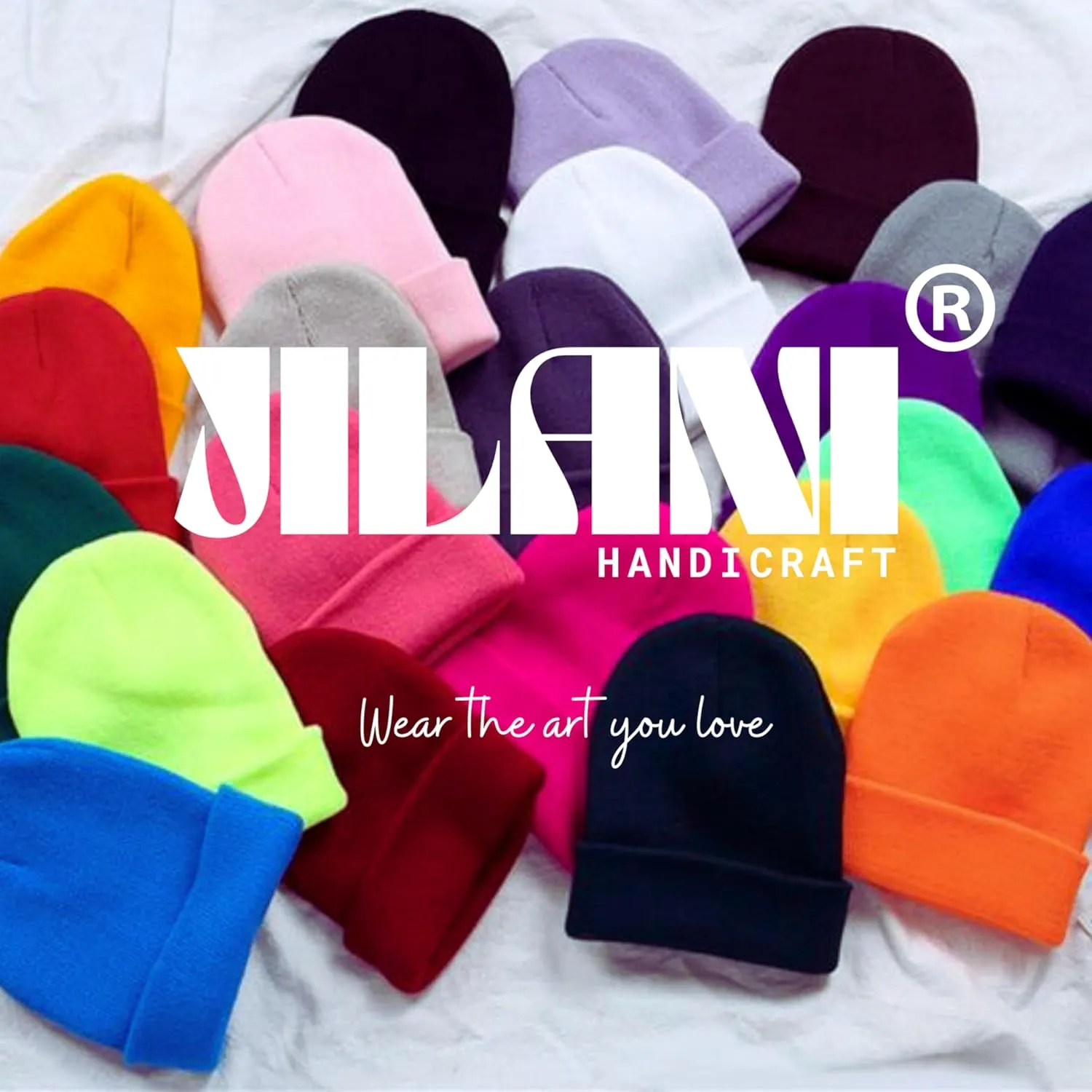 Soft Multicolor Winter Hats, Knitted Beanie Hats for Women & Men Knit Cuffed Beanies Women Plain Beanies