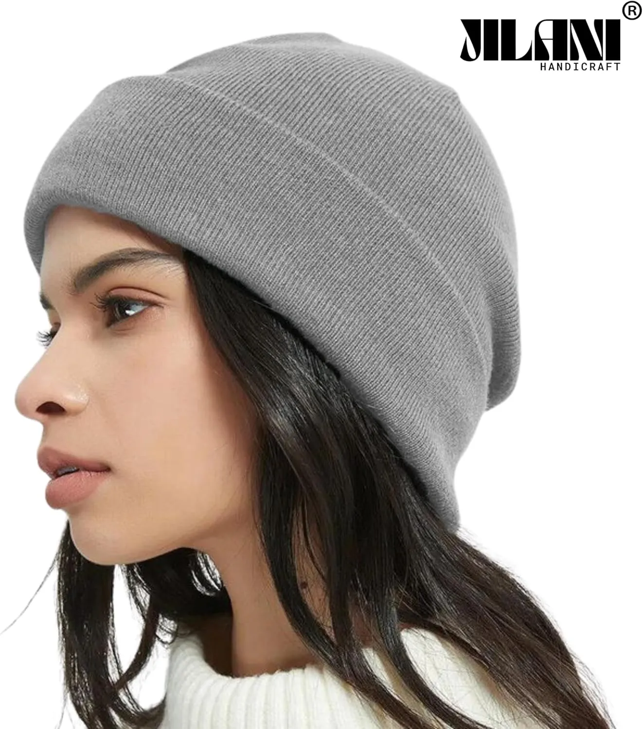 Soft Multicolor Winter Hats, Knitted Beanie Hats for Women & Men Knit Cuffed Beanies Women Plain Beanies