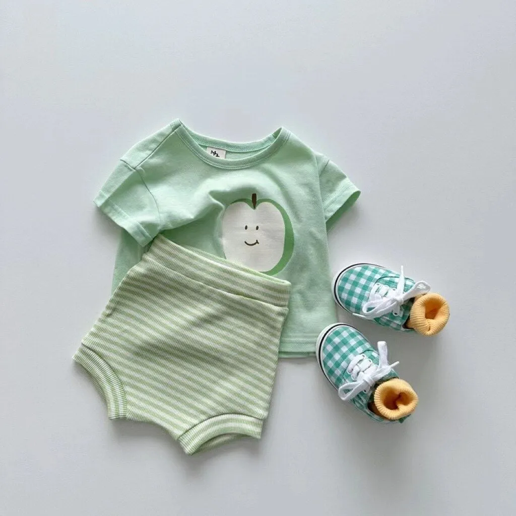 Summer Fruit Tee & Shorts Set