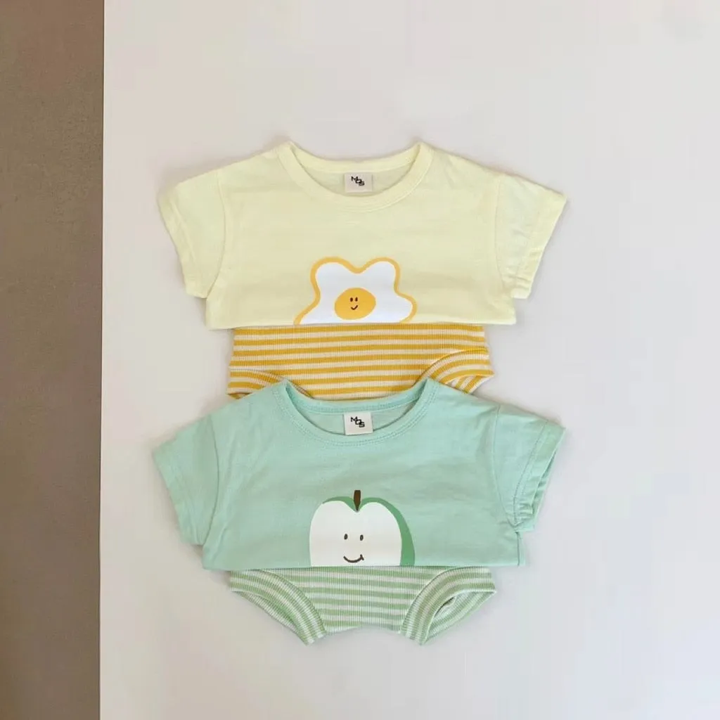Summer Fruit Tee & Shorts Set