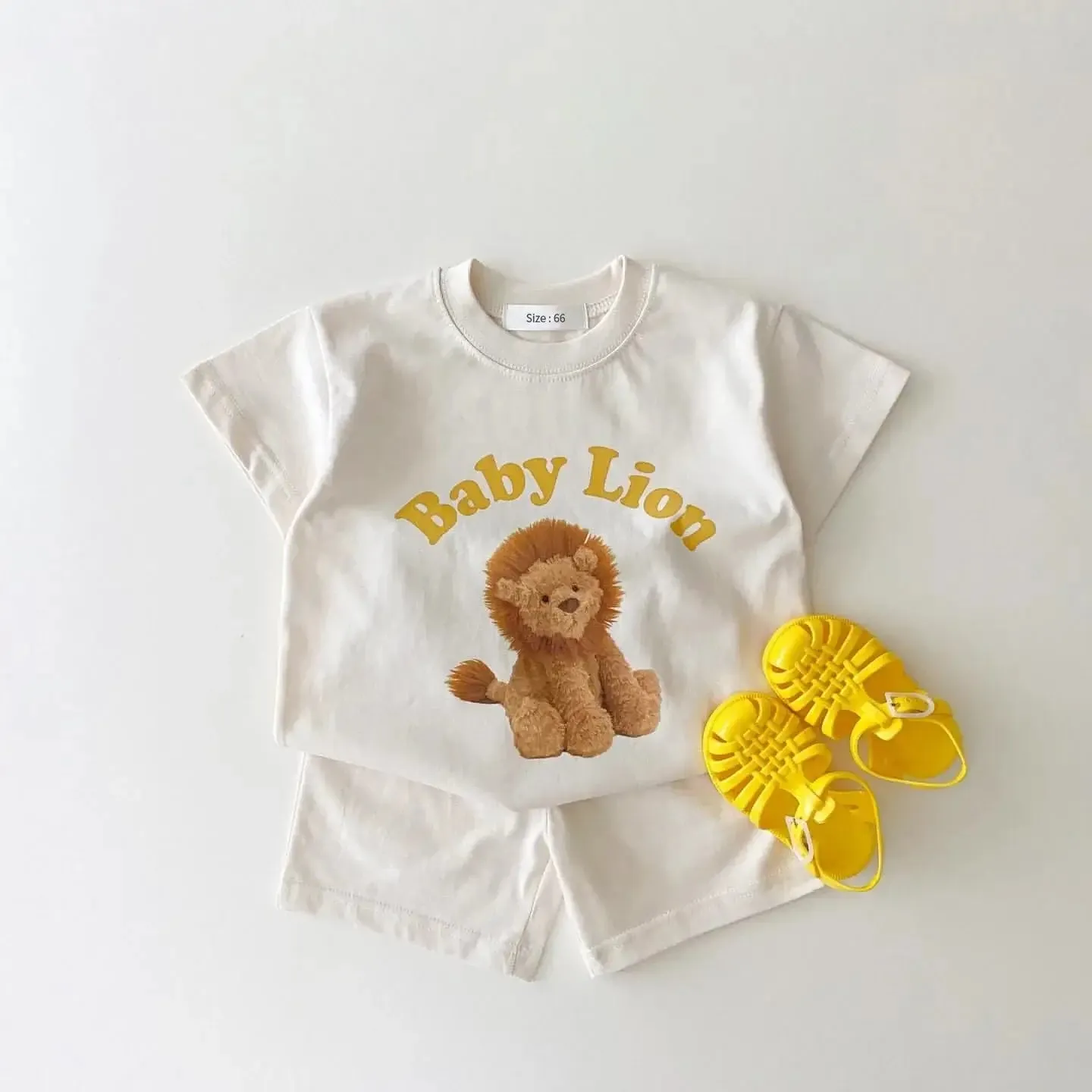Summer Toddler Boy 3D Bear Printed T shirts Tops-Breathable Shorts