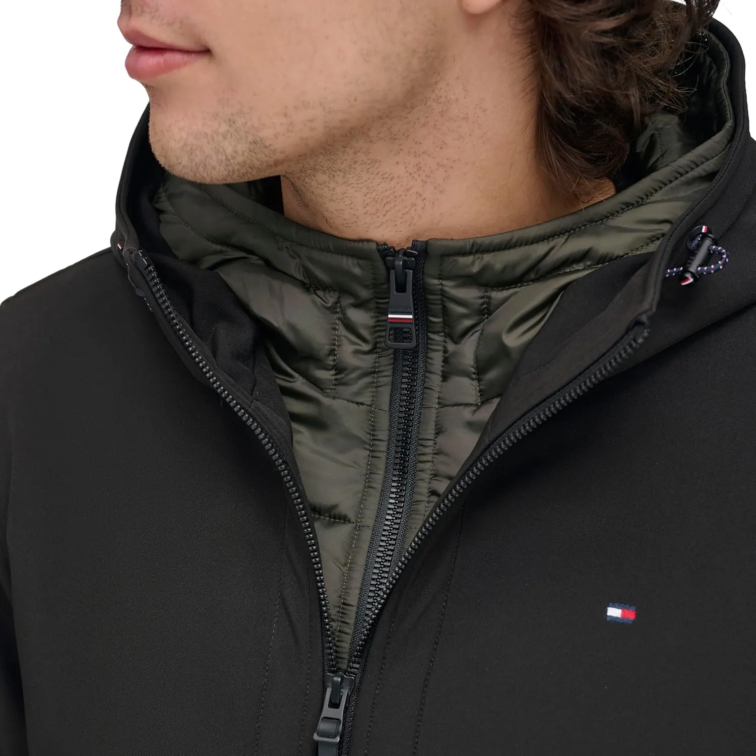 Tommy Hilfiger Men's Soft Shell Active Filled Bomber Jacket