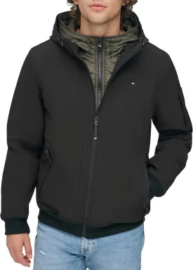 Tommy Hilfiger Men's Soft Shell Active Filled Bomber Jacket