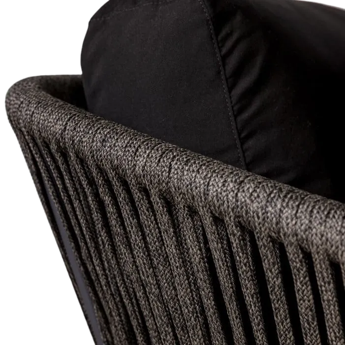 Washington Rope Bar Stool (Agora Cushion)