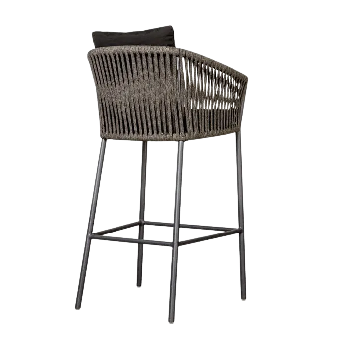 Washington Rope Bar Stool (Agora Cushion)