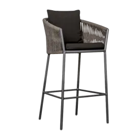 Washington Rope Bar Stool (Agora Cushion)