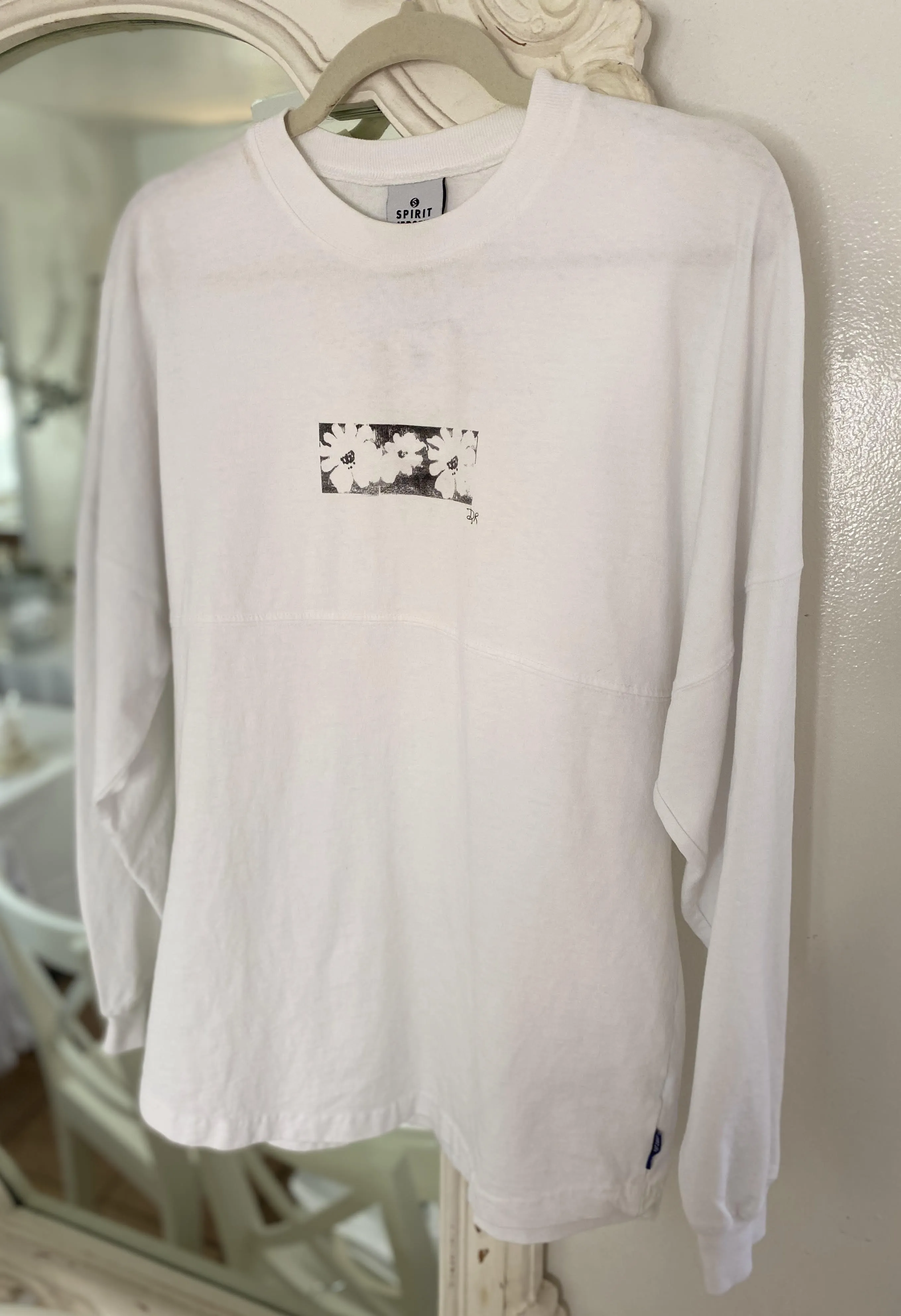 White Crew Neck Jersey