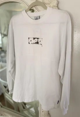 White Crew Neck Jersey