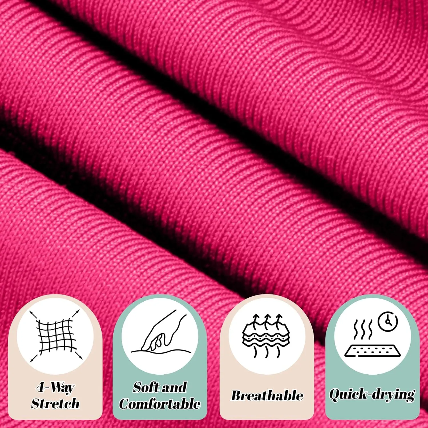 Women's Scrub Pants, Lightweight Soft Stretch Yoga Jogger with Elastic Drawstring Waistband, Mid-Rise Slim Fit Cargo Pants